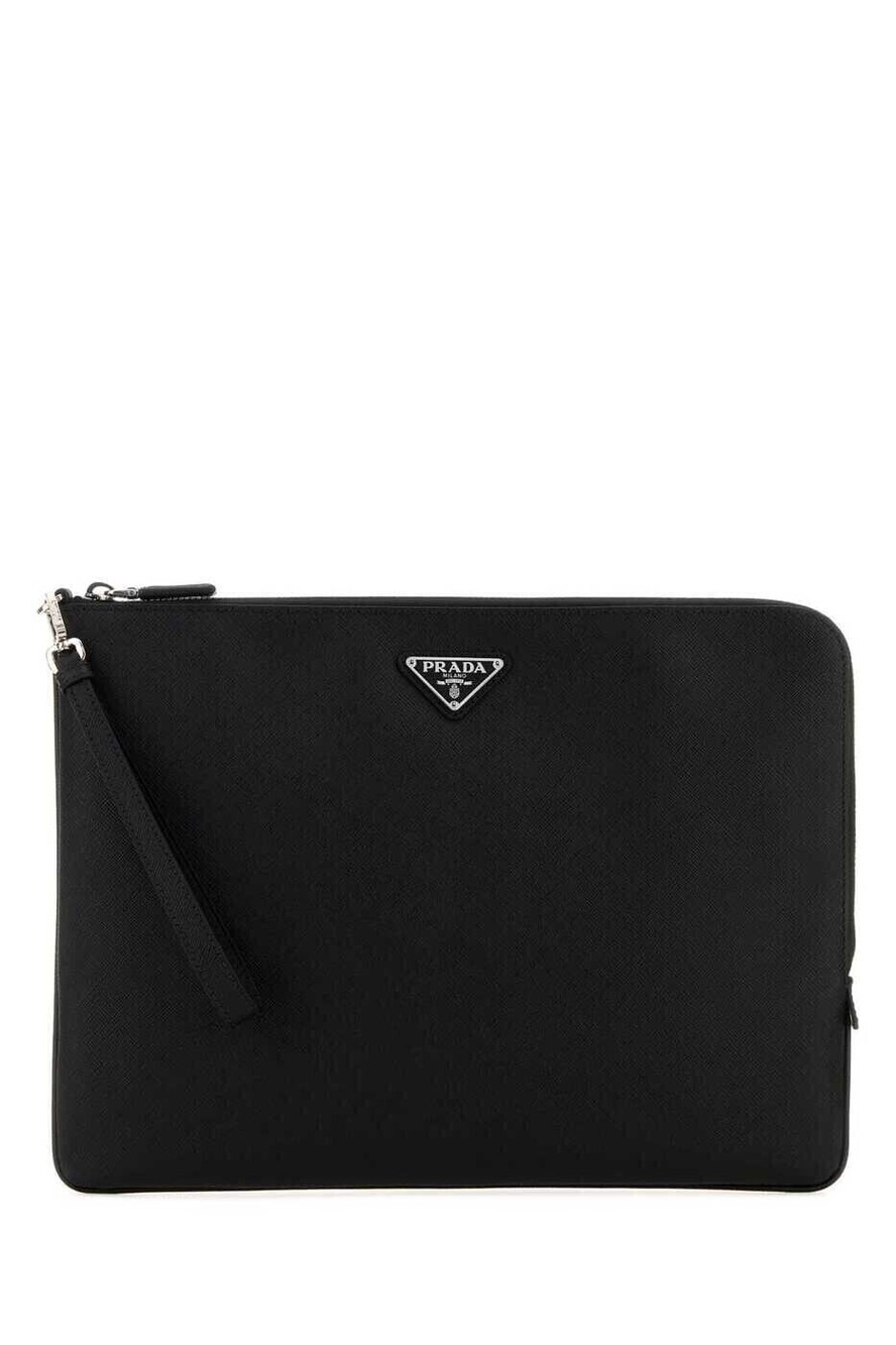 Prada Clutch Bag Wristlets Bag Black